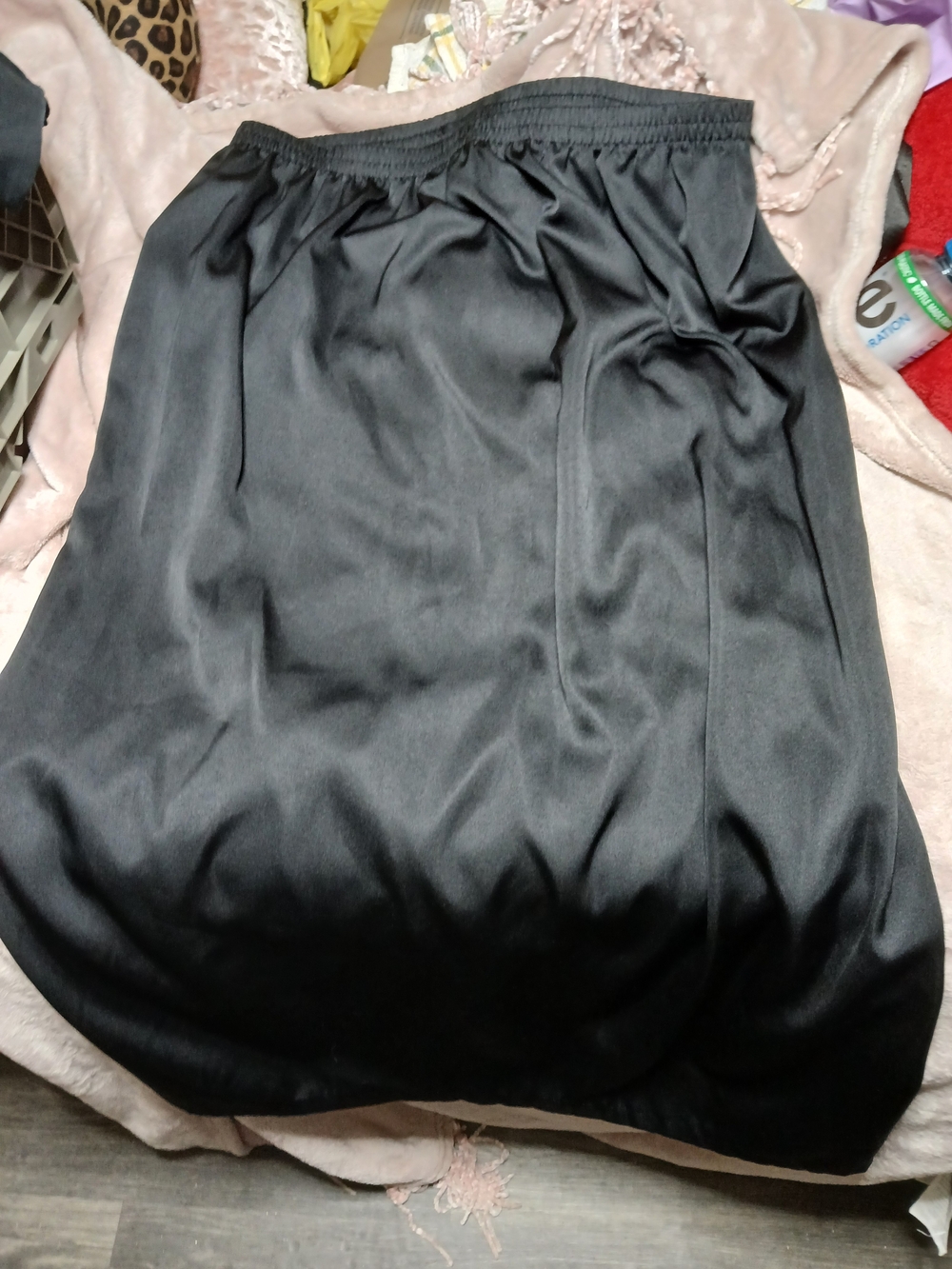 Classic Black A-Line Pull-On Skirt